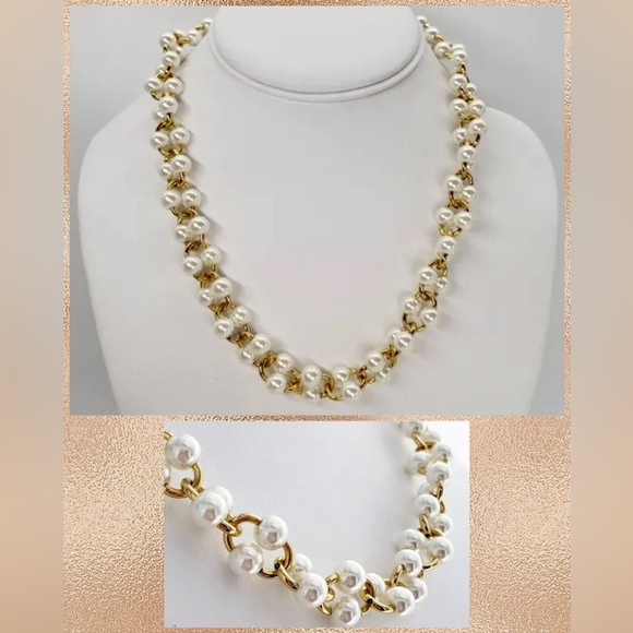 Kate Spade Authentic New York White Multi Nouveau Pearls Necklace - Picture 1 of 13